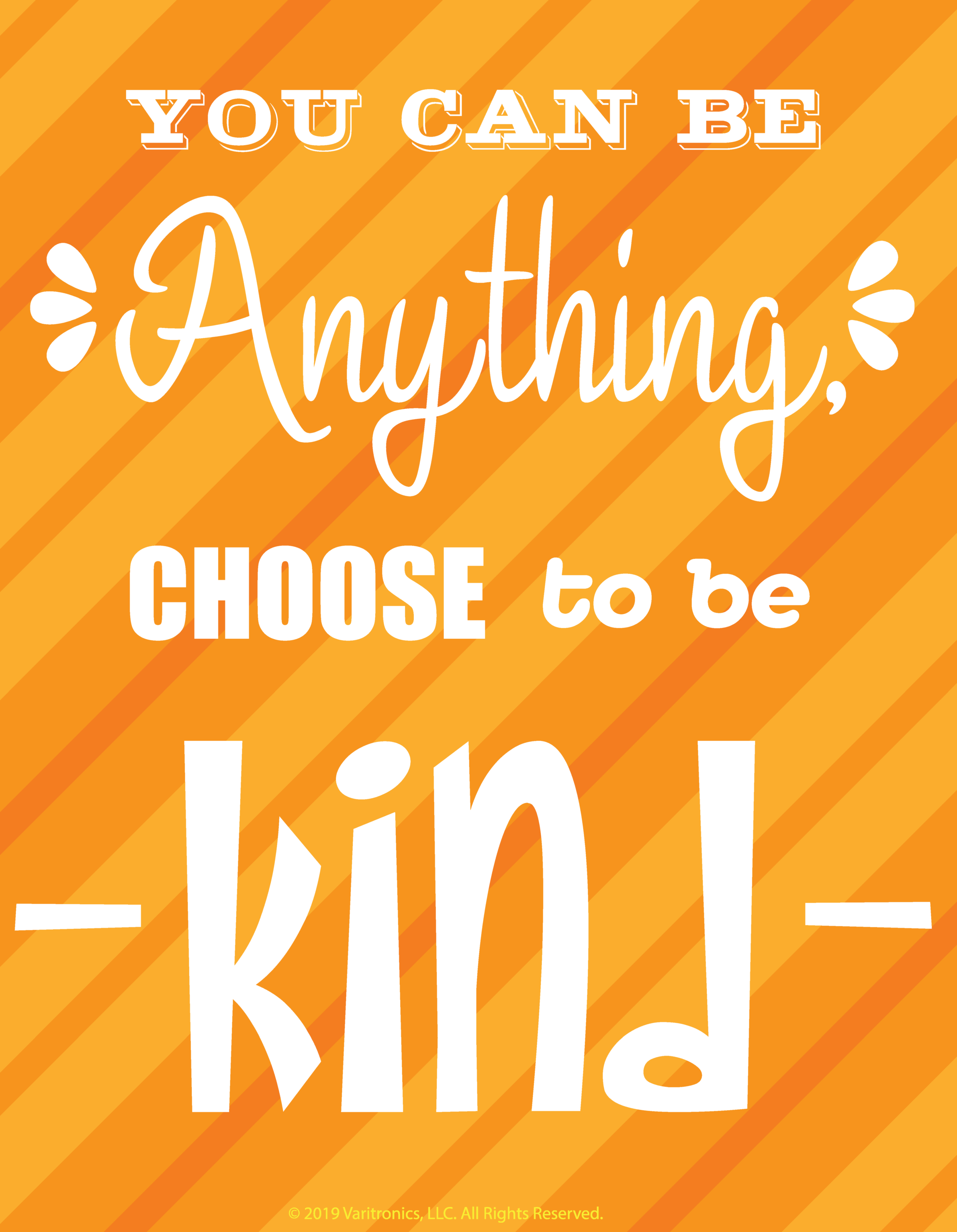 VariQuest perfecta output be kind poster